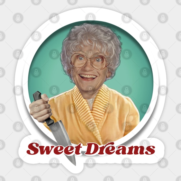 Sophia Petrillo - Sweet Dreams Sticker by Zbornak Designs